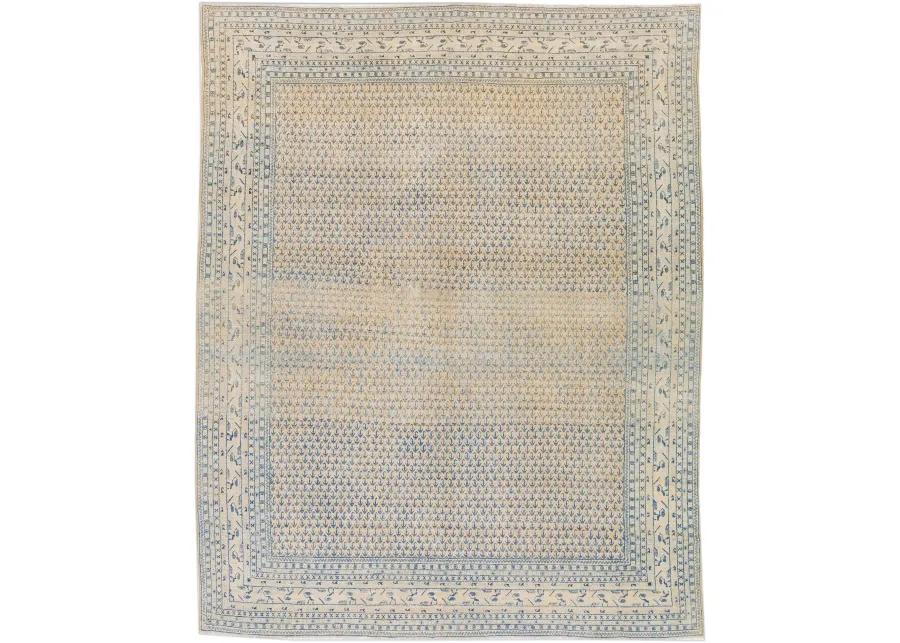 Antique Persian Malayer Rug - Apadana - Blue - Blue