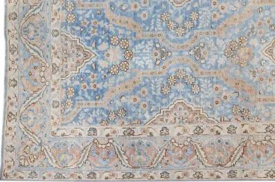 Antique Persian Tabriz Rug - Apadana - Blue - Blue