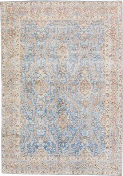 Antique Persian Tabriz Rug - Apadana - Blue - Blue