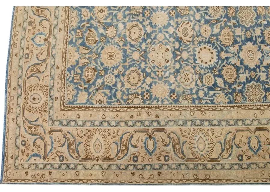 Antique Persian Malayer Rug - Apadana - Blue - Blue