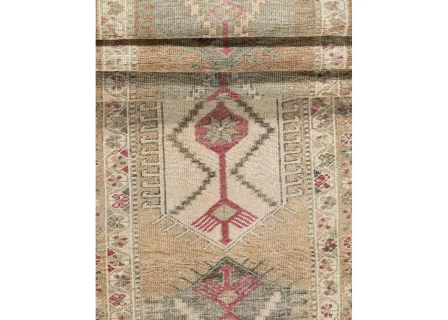 Turkish Oushak Runner 2'9 X 16'8 - Red