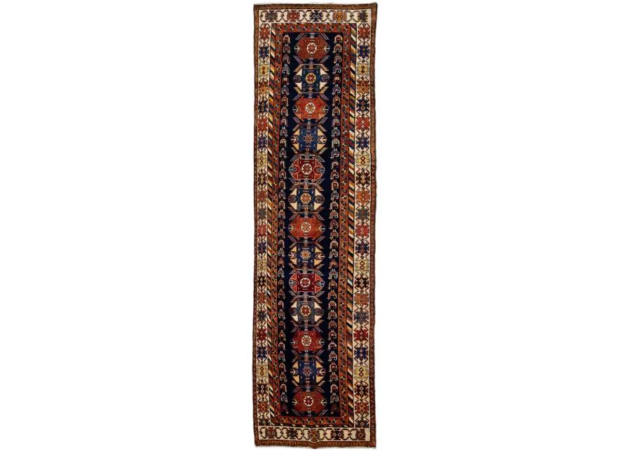 Antique Persian Malayer Runner Rug - Apadana - Blue - Blue