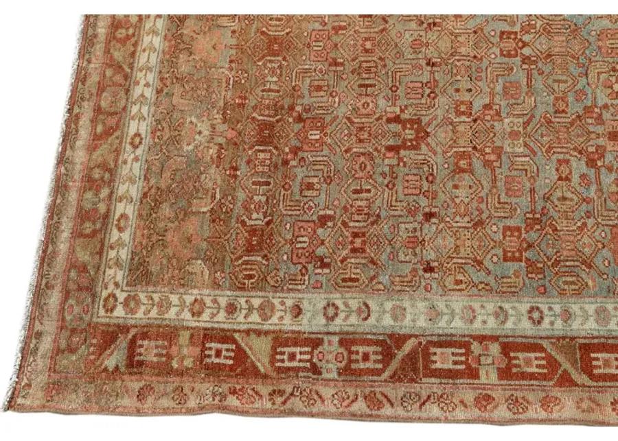 Antique Persian Malayer Runner Rug - Apadana - Red - Red