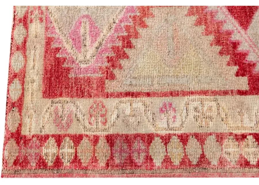 Vintage Anatolian Runner - 2'9" x 12'11" - Apadana - Pink