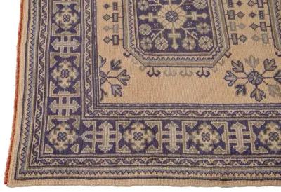 Vintage Turkish Tribal Runner Rug - Apadana - Beige - Beige