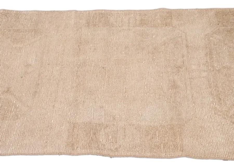 Vintage Turkish Tribal Runner Rug - Apadana - Beige - Beige