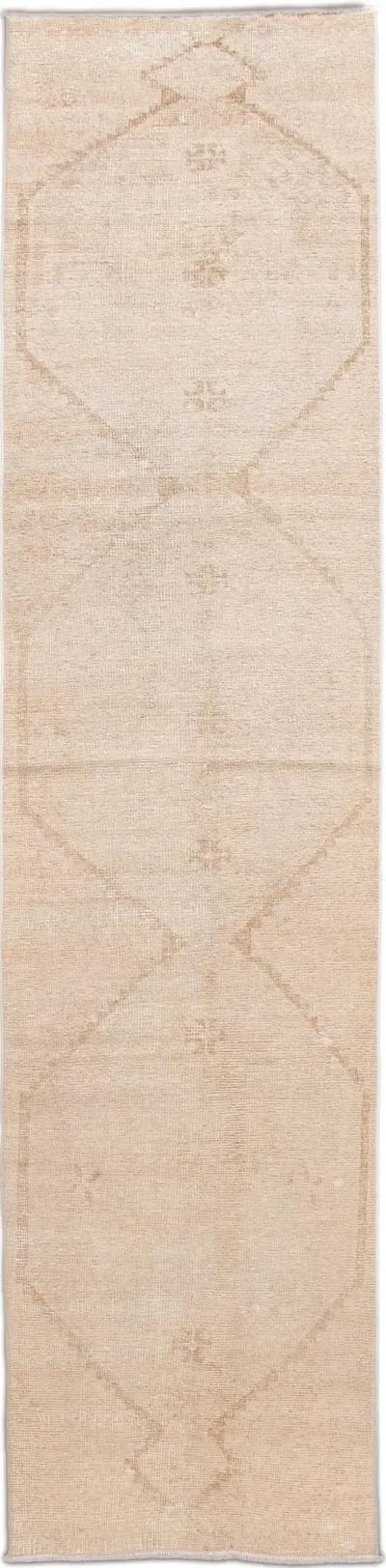 Vintage Turkish Runner 2'8" x 11'9" - Apadana - Beige