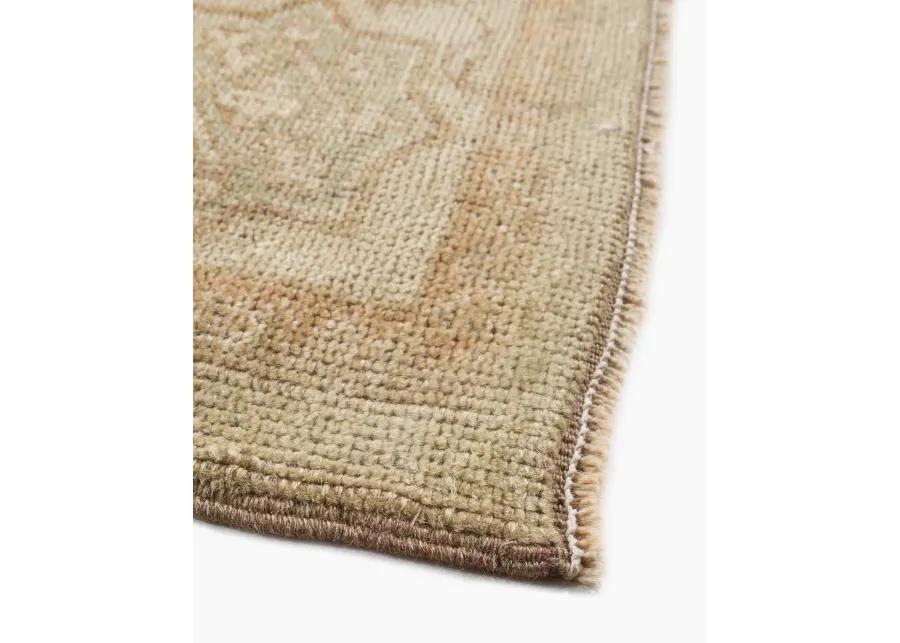 Turkish Oushak Area Rug 4'1 X 6' - Beige - Beige