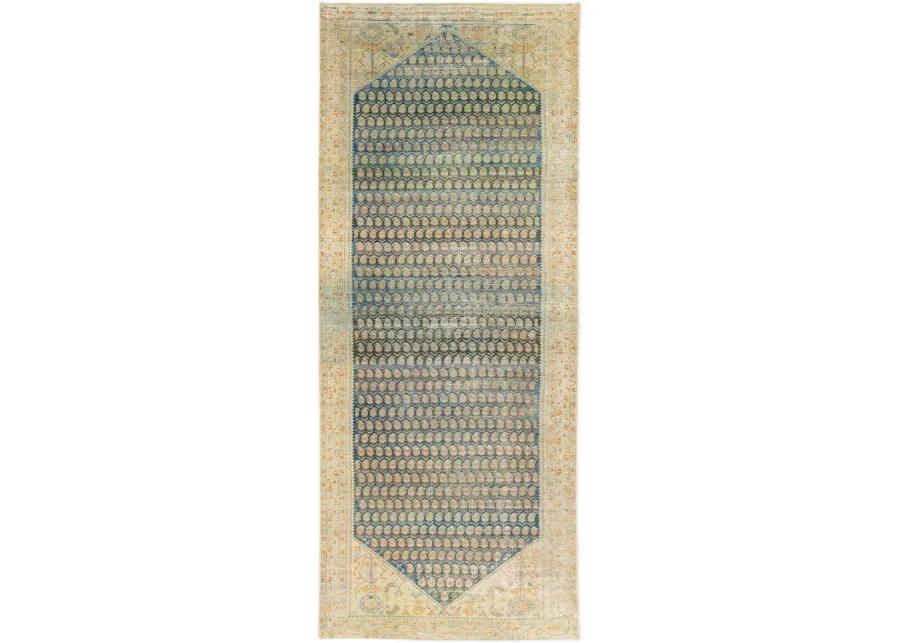 Antique Persian Malayer Runner 6'8"x16' - Apadana - Blue