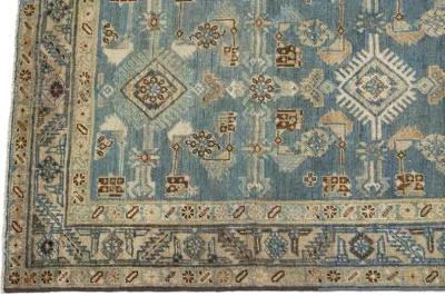 Vintage Persian Malayer Runner Rug - Apadana - Blue - Blue