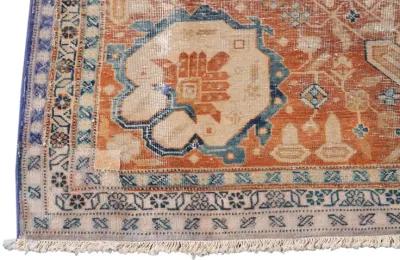 Antique Persian Tabriz Floral Rug - Apadana - Gray - Gray