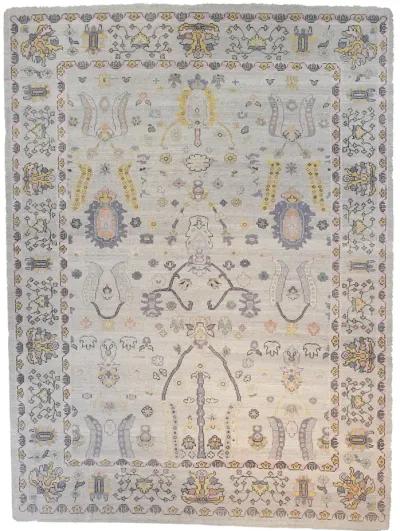 9" x 12" Oushak Rug - Light Gray - F.J. Kashanian - Gray