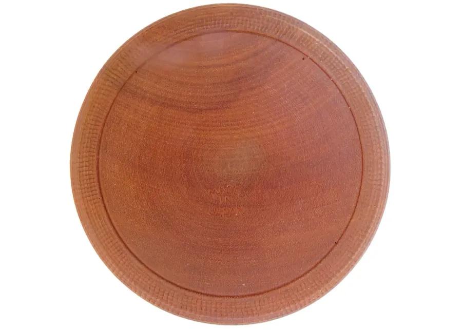 Asian MCM Teak Mt. Fuji Coasters - Set of 8 - Chez Vous - brown