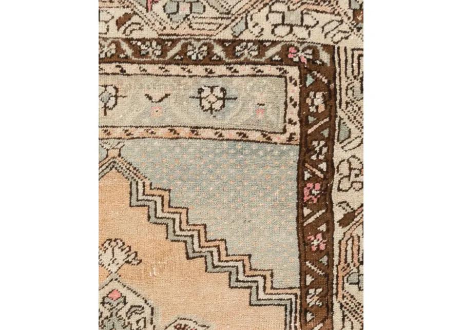 Turkish Oushak Area Rug 2'9 X 3'9 - Beige - Beige