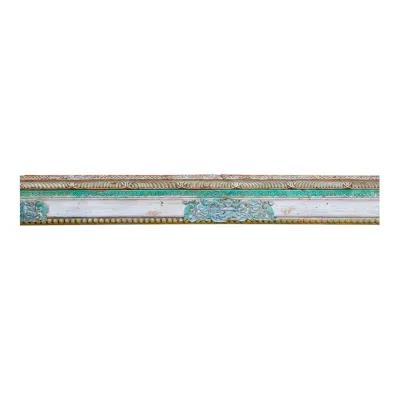 Antique Tamul Nadu Architectural Beam - de-cor - Blue