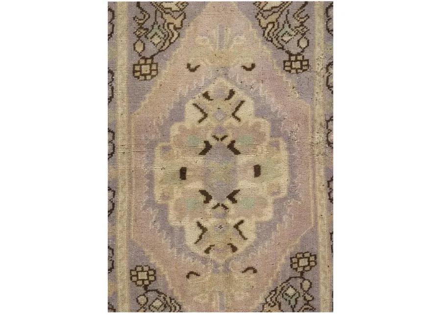 Turkish Yastik Area Rug 2 X 3'3 - Silver - Silver