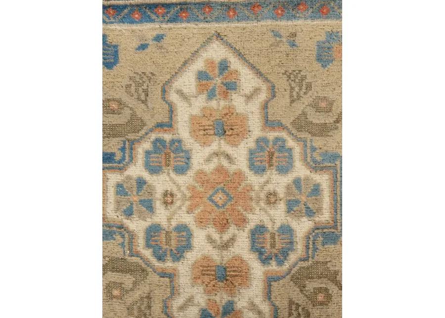 Turkish Camel Yastik Area Rug - 2' X 2'1 - Beige - Beige