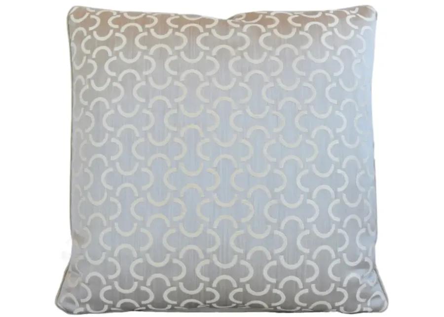 Geometric Modern Jacquard Mélange Pillow