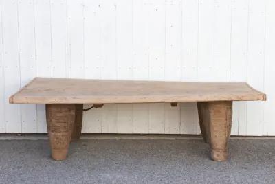 Large 19th Century Nagaland Table - de-cor - Brown