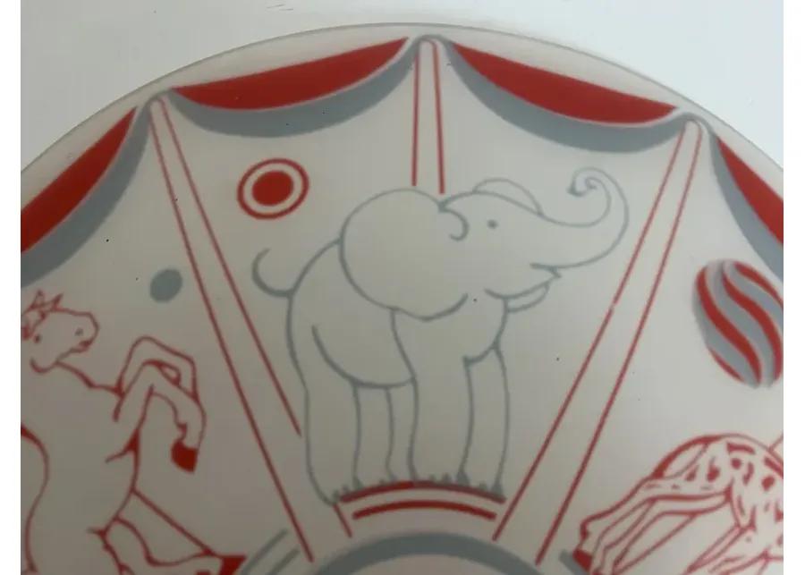 Midcentury Circus Animals Flush Light - C the Light Interiors - Red