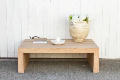 Mid-Century Bleached Coffee Table - de-cor - Brown