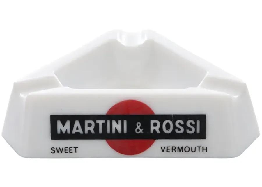 Martini & Rossi Vermouth French Ashtray - Interesting Things - White