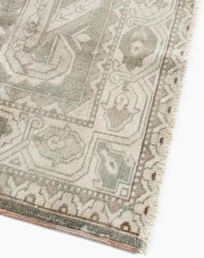 Turkish Oushak Runner 2'2 X 10'11 - gray