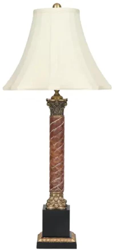 Corinthian Column Marble Table Lamp - Interesting Things