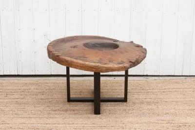 Ancient Java Grinder Coffee Table - de-cor - Brown