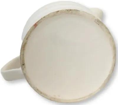 Classic English Banded Kitchen Jug - The Queens Landing - White