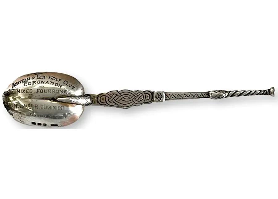 1937 Golf Trophy Spoon - New England Mercantile - Silver