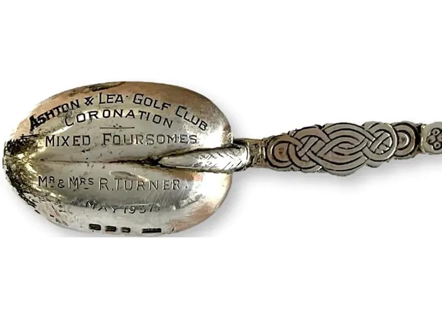 1937 Golf Trophy Spoon - New England Mercantile - Silver