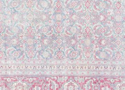 1940s Persian Tabriz Rug - 9'6 x 12'7" - Nalbandian - Pink - Pink