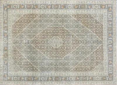 1940s Persian Tabriz Rug - 8' x 10'11" - Nalbandian - Brown - Brown