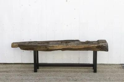 1800's Sugar Mill Coffee Table - de-cor - Brown