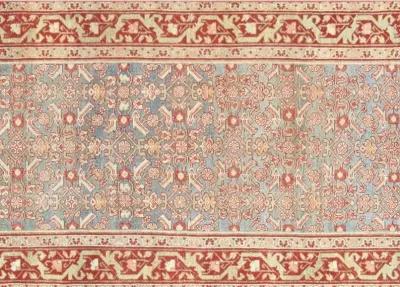 1940s Persian Melayer Runner-3'3" x16'8" - Nalbandian - Red