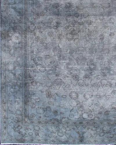 Indian Amritsar Rug 6'7 x 10'1 - Keivan Woven Arts - blue - blue