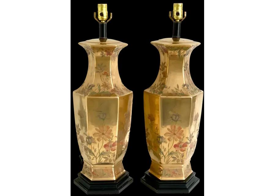 Morris Greenspan Hollywood Regency Lamps - Ballyhoo