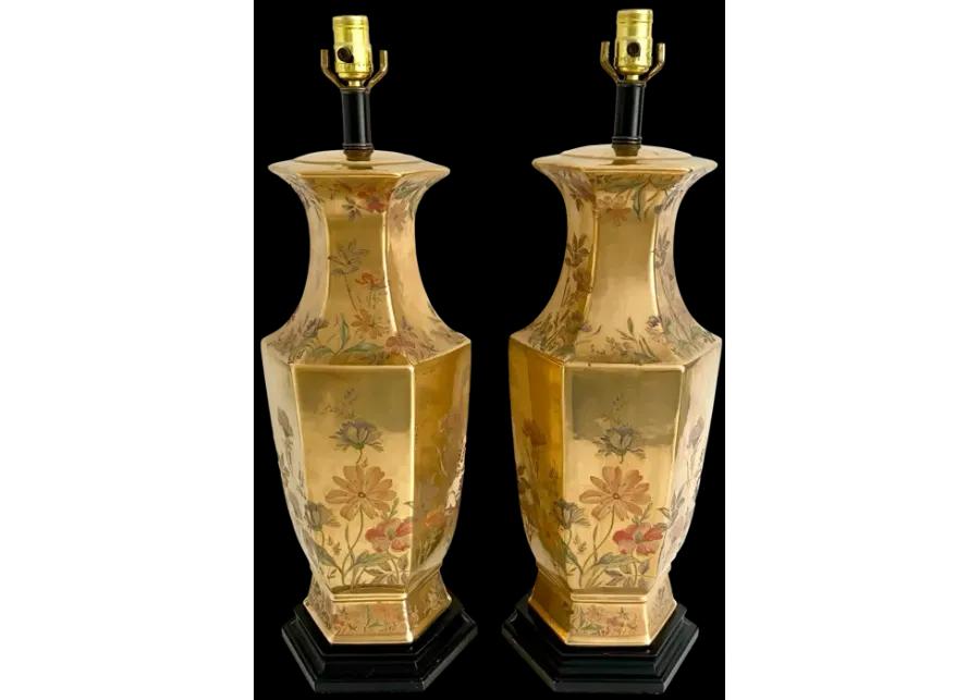 Morris Greenspan Hollywood Regency Lamps - Ballyhoo