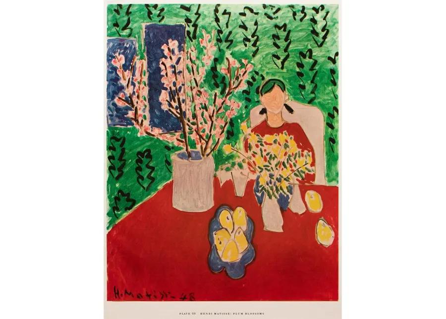 1950s Henri Matisse - Plum Blossoms - Red