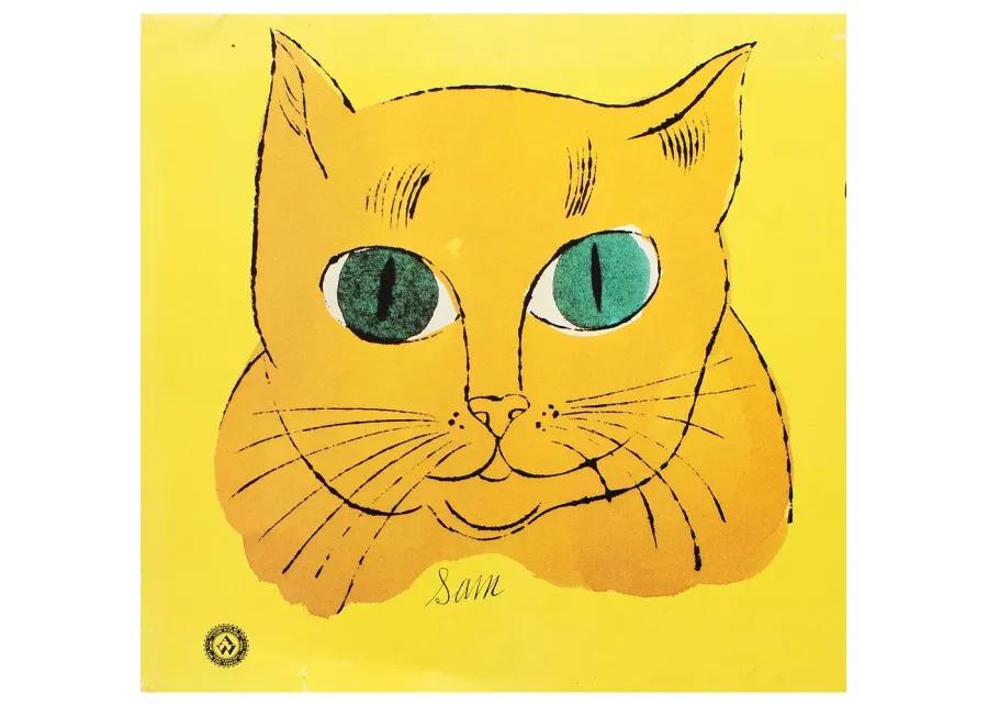 1993 Andy Warhol "Sam" - Print Book Cover - Yellow