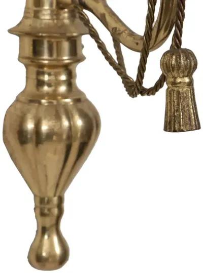 Regency Style Brass Sconces - a Pair - Interesting Things - Gold