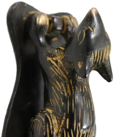 Brass Squirrel Door Knocker - Interesting Things - Black