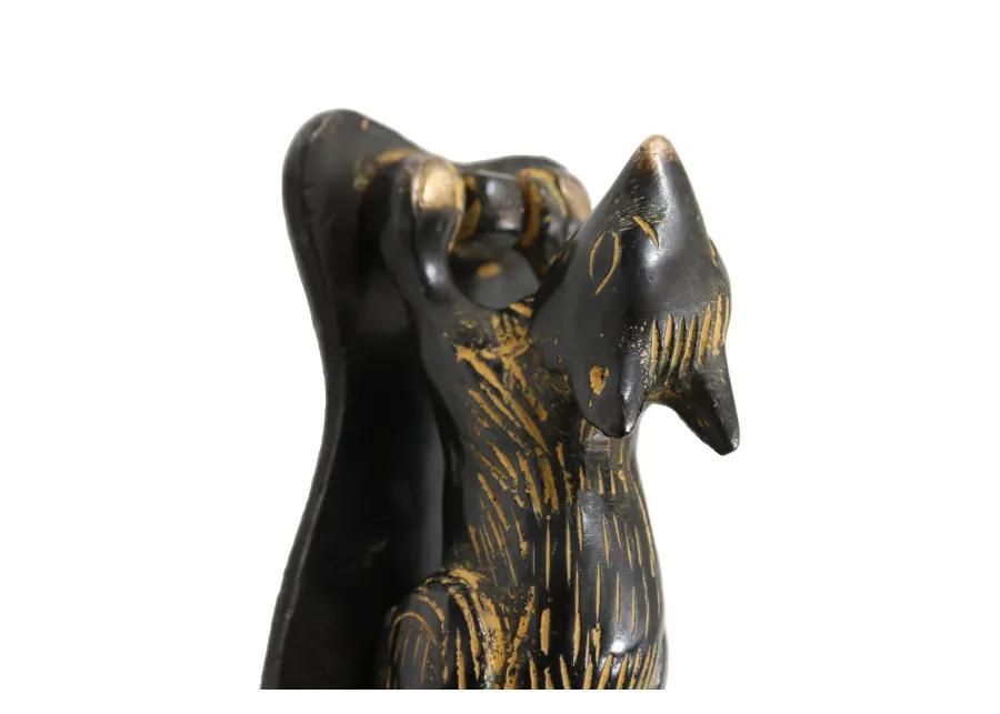 Brass Squirrel Door Knocker - Interesting Things - Black