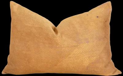 Jarosite Silk Phulkari Pillow - de-cor