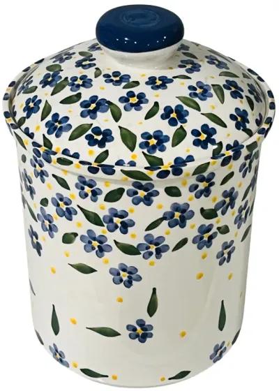 Portuguese Floral Ceramic Canister - Eat Drink Home - Blue