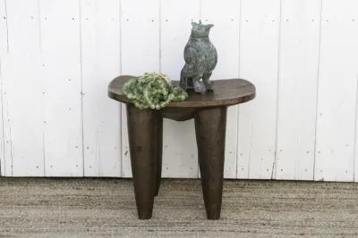 Hand-carved Rustic Senufo Side Table - de-cor - Brown