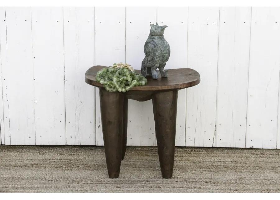 Hand-carved Rustic Senufo Side Table - de-cor - Brown