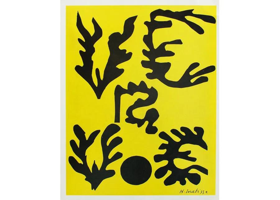 1987 H. Matisse - "Verve" Cover - Yellow