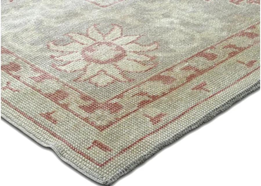 1980s Turkish Oushak Rug - 9'2" x 12'5" - Nalbandian - Beige - Beige